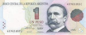 1 Peso Argentinien 1992 p.339b C